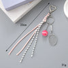 Wholesale Acrylic Bird's Nest Beaded Mobile Phone Pendant With Pu Leather Rope And Bow Semi Manual Crafted