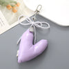Wholesale Acrylic Bird's Nest Beaded Mobile Phone Pendant With Pu Leather Rope And Bow Semi Manual Crafted