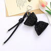 Wholesale Acrylic Bird's Nest Beaded Mobile Phone Pendant With Pu Leather Rope And Bow Semi Manual Crafted
