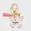 Wholesale Acrylic Butterfly Shape Pendant Key Chain