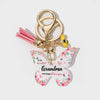Wholesale Acrylic Butterfly Shape Pendant Key Chain