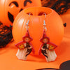 Wholesale Acrylic Cartoon Geometric Christmas Earrings For Women