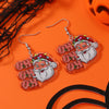 Wholesale Acrylic Cartoon Geometric Christmas Earrings For Women