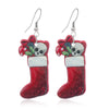 Wholesale Acrylic Cartoon Geometric Christmas Earrings For Women