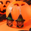 Wholesale Acrylic Cartoon Geometric Christmas Earrings For Women