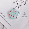 Wholesale Acrylic Cute Cartoon Flower Three Dimensional Relief Small Pendant Earrings Jewelry Accessories