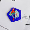 Wholesale Acrylic Cute Cartoon Flower Three Dimensional Relief Small Pendant Earrings Jewelry Accessories