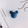 Wholesale Acrylic Diy Accessories Matte Frosted Rubber Painted Micky Head Patch Hairpin With Environmental Protection Treatment