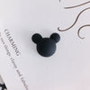 Wholesale Acrylic Diy Accessories Matte Frosted Rubber Painted Micky Head Patch Hairpin With Environmental Protection Treatment