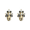 Wholesale Acrylic Dropshaped Geometric Diamondembedded Earrings For Women