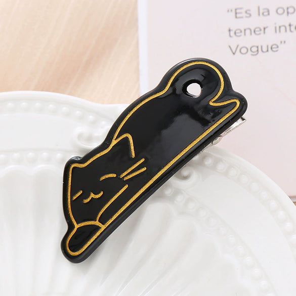 Wholesale Acrylic Duckbill Clip Handmade Animal Style Women's Decorative Hair Accessory Hairpin