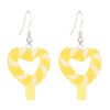 Wholesale Acrylic Earrings Set With Cartoon Butterfly Frog Yellow Duck Animal Patterns