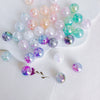 Wholesale Acrylic Floral Burst Beads Hand Woven Beaded Jewelry Pendant Environmental Protection Round Bead Style