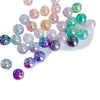 Wholesale Acrylic Floral Burst Beads Hand Woven Beaded Jewelry Pendant Environmental Protection Round Bead Style