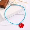 Wholesale Acrylic Flower Handmade Necklace For Women