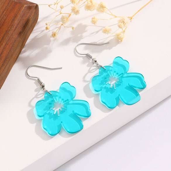 Wholesale Acrylic Flower Handmade Necklace For Women