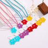 Wholesale Acrylic Flower Handmade Necklace For Women
