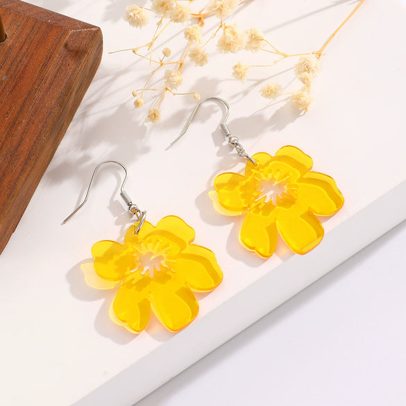 Wholesale Acrylic Flower Handmade Necklace For Women