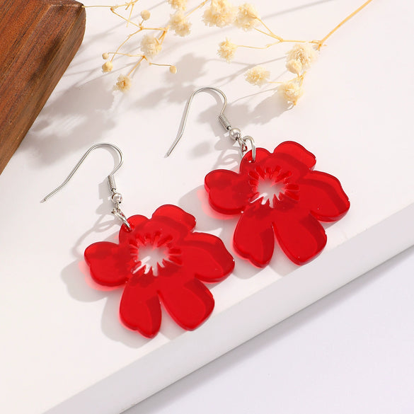 Wholesale Acrylic Flower Handmade Necklace For Women