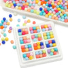 Wholesale Acrylic Frosted Round Beads Handmade Jewelry Accessories For Bracelet And Necklace