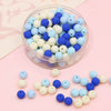 Wholesale Acrylic Frosted Round Beads Handmade Jewelry Accessories For Bracelet And Necklace