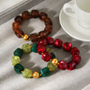 Wholesale Acrylic Geometric Beaded Bracelets For Women
