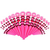 Wholesale Acrylic Geometric Ear Expansion Set Jewelry With Polishing Treatment
