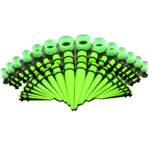 Wholesale Acrylic Geometric Ear Expansion Set Jewelry With Polishing Treatment