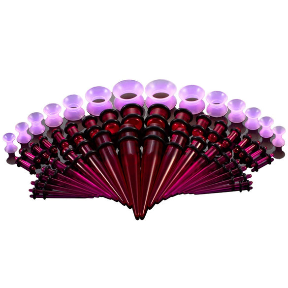 Wholesale Acrylic Geometric Ear Expansion Set Jewelry With Polishing Treatment