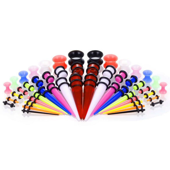 Wholesale Acrylic Geometric Ear Expansion Set Jewelry With Polishing Treatment
