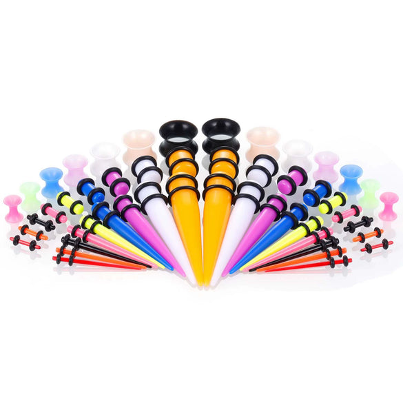 Wholesale Acrylic Geometric Ear Expansion Set Jewelry With Polishing Treatment