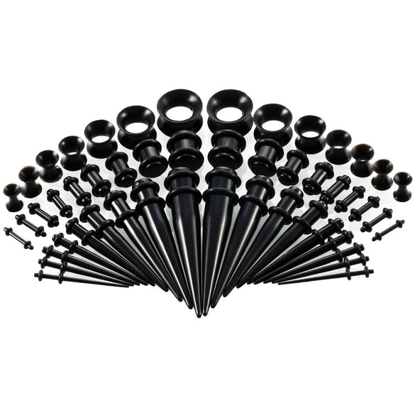 Wholesale Acrylic Geometric Ear Expansion Set Jewelry With Polishing Treatment