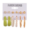 Wholesale Acrylic Geometric Earrings With Electroplating For Women Original Design