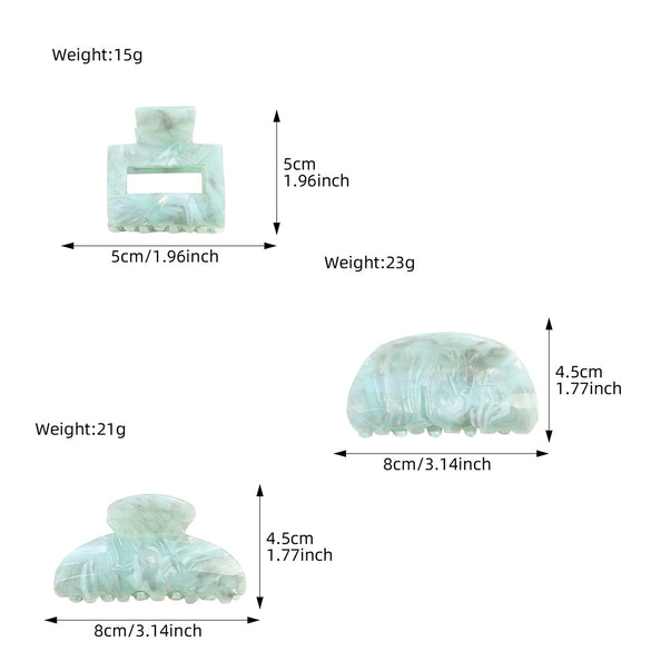 Wholesale Acrylic Geometric Handmade Hair Accessories For Women