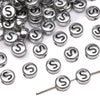 Wholesale Acrylic Geometric Letter Beads Handmade Jewelry Material For Bracelet And Necklace