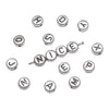 Wholesale Acrylic Geometric Letter Beads Handmade Jewelry Material For Bracelet And Necklace