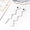 Wholesale Acrylic Geometric Poker Peach Heart Square Plum Long Earrings For Women