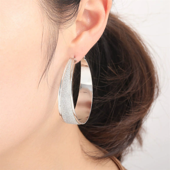Wholesale Acrylic Geometric Printed Women's Round Earrings