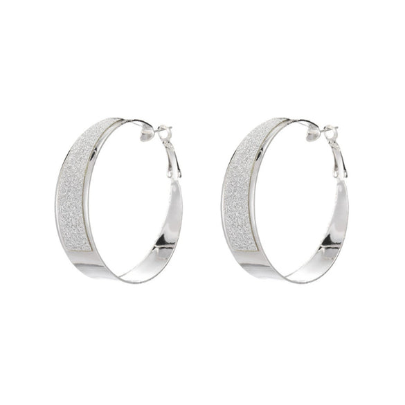 Wholesale Acrylic Geometric Printed Women's Round Earrings