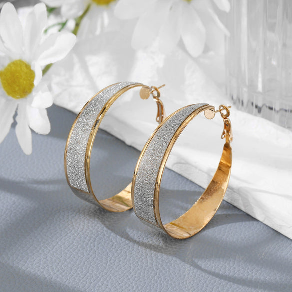 Wholesale Acrylic Geometric Printed Women's Round Earrings