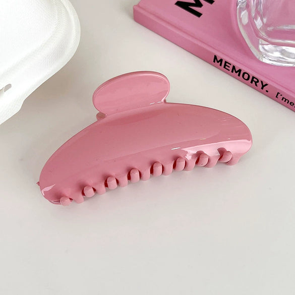 Wholesale Acrylic Geometric Semicircle Baking Varnish Women's Hair Grip Hairpin