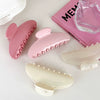 Wholesale Acrylic Geometric Semicircle Baking Varnish Women's Hair Grip Hairpin