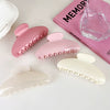 Wholesale Acrylic Geometric Semicircle Baking Varnish Women's Hair Grip Hairpin