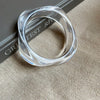 Wholesale Acrylic Halo Stripe Smooth Handmade Retro Fashion High End Jewelry Bracelet