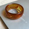 Wholesale Acrylic Halo Stripe Smooth Handmade Retro Fashion High End Jewelry Bracelet