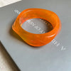 Wholesale Acrylic Halo Stripe Smooth Handmade Retro Fashion High End Jewelry Bracelet