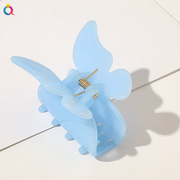 Wholesale Acrylic Handmade Butterfly Shape Women's Hair Clip