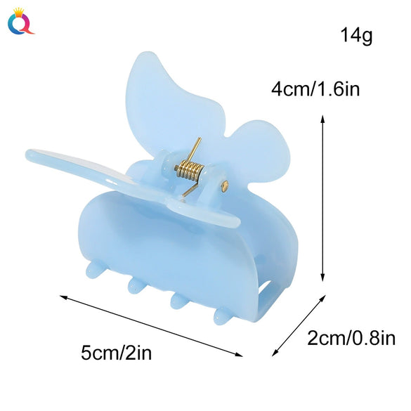 Wholesale Acrylic Handmade Butterfly Shape Women's Hair Clip