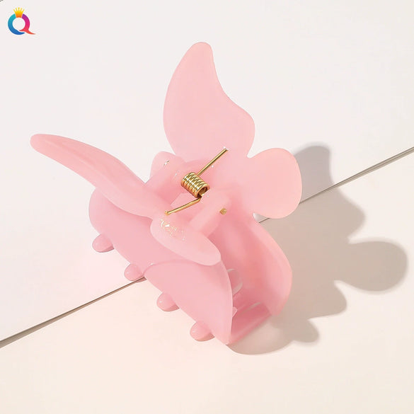 Wholesale Acrylic Handmade Butterfly Shape Women's Hair Clip