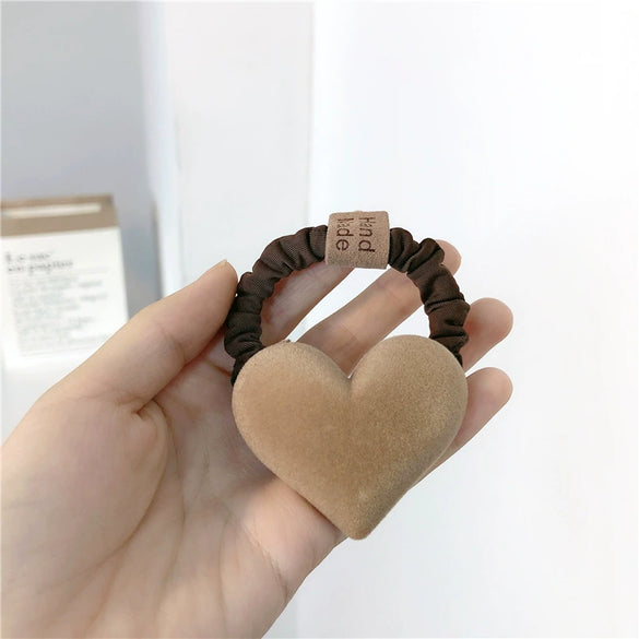 Wholesale Acrylic Handmade Cute Bow Hair Loop For Women High Elasticity Elegant Style